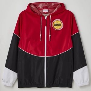 Mitchell & Ness Houston Rockets Windbreaker Jacket - Men’s XL - New with Tags